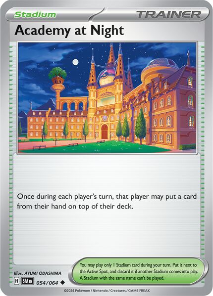 Academy at Night 054/064 - Uncommon-Kantocards