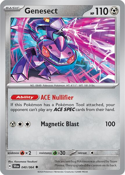 Genesect 040/064 - Uncommon-Kantocards