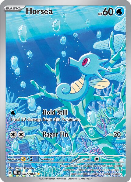 Horsea 067/064 - Illustration Rare-Kantocards