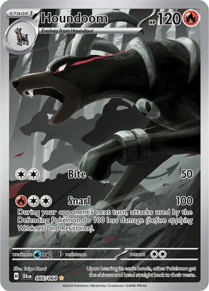 Houndoom 066/064 - Illustration Rare-Kantocards