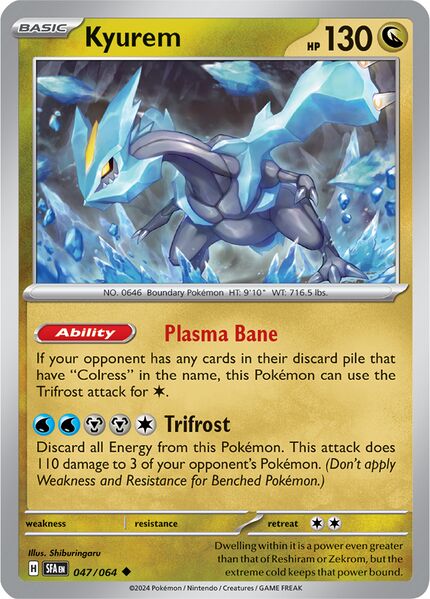 Kyurem 047/064 - Uncommon - Reverse Holo-Kantocards
