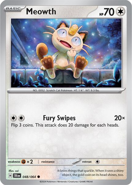 Meowth 048/064 - Common-Kantocards