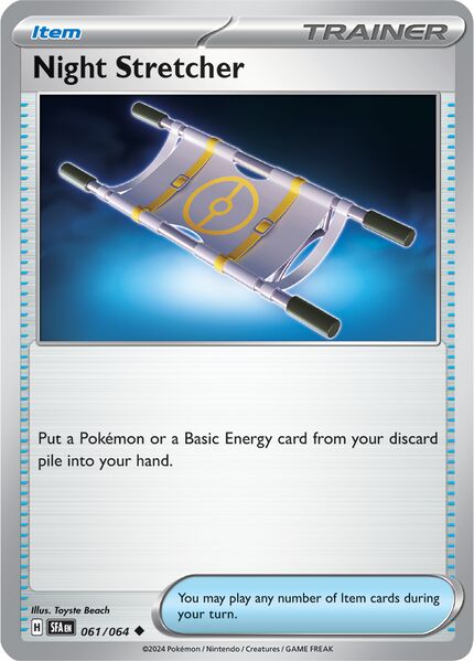 Night Stretcher 061/064 - Uncommon - Reverse Holo-Kantocards