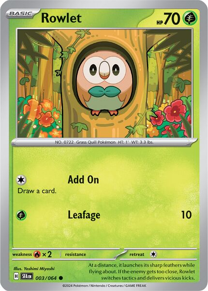 Rowlet 003/064 - Common-Kantocards