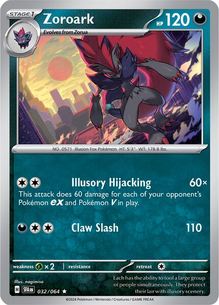 Zoroark 032/064 - Rare-Kantocards