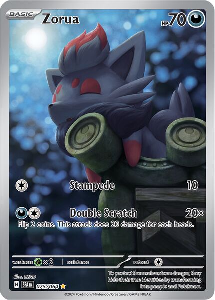 Zorua 075/064 - Illustration Rare-Kantocards