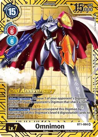Omnimon BT1-084 (2nd Anniversary Set)-Kantocards
