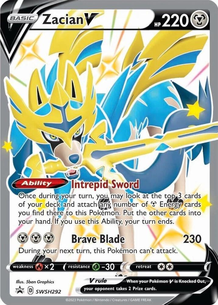 Zacian V SWSH292 - Español-Kantocards