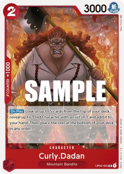 Curly.Dadan OP02-005 - Uncommon-Kantocards