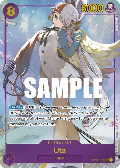 Uta (Alternate Art) OP02-120 - Secret Rare-Kantocards