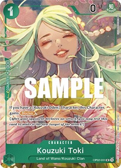 Kouzuki Toki (Box Topper) OP02-031 - Uncommon-Kantocards