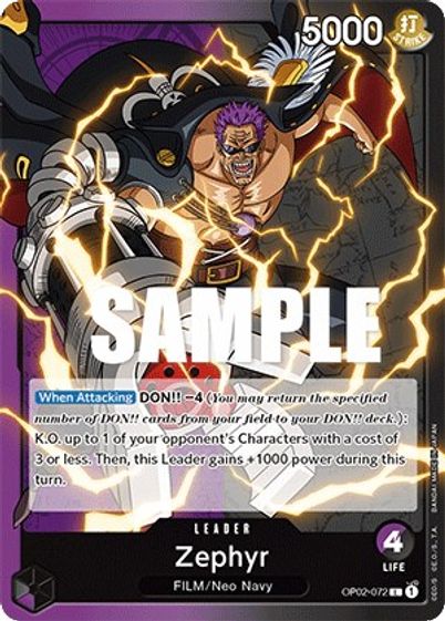 Zephyr OP02-072 - Leader-Kantocards