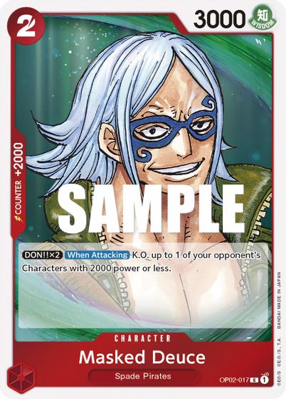 Masked Deuce OP02-017 - Rare-Kantocards