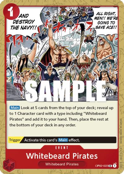 Whitebeard Pirates OP02-022 - Uncommon-Kantocards