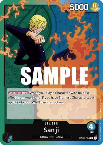 Sanji OP02-026 - Leader-Kantocards