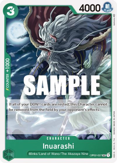 Inuarashi OP02-027 - Uncommon-Kantocards