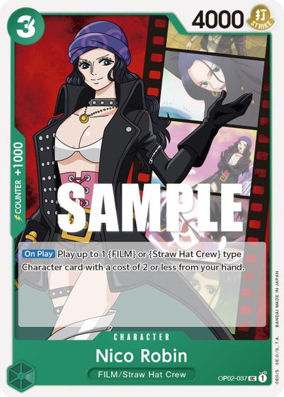 Nico Robin OP02-037 - Uncommon-Kantocards
