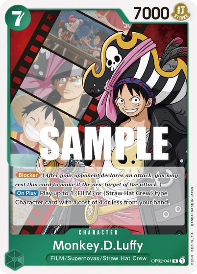 Monkey.D.Luffy OP02-041 - Rare-Kantocards