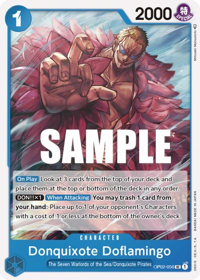Donquixote Doflamingo OP02-056 - Uncommon-Kantocards