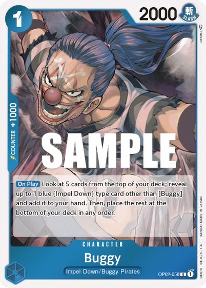 Buggy OP02-058 - Rare-Kantocards