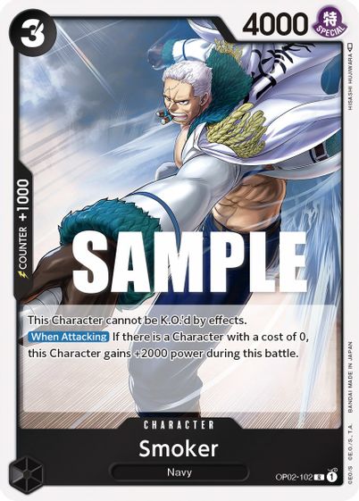 Smoker OP02-102 - Rare-Kantocards