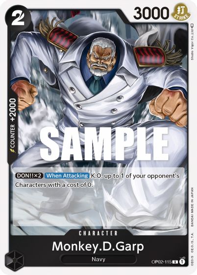 Monkey.D.Garp OP02-115 - Rare-Kantocards