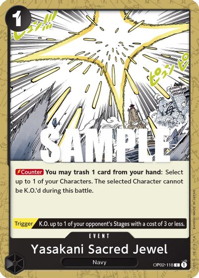 Yasakani Sacred Jewel OP02-118 - Common-Kantocards