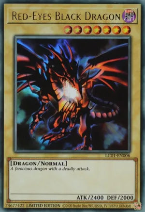 Red-Eyes Black Dragon LC01-EN006-Kantocards