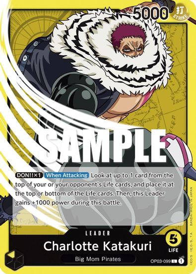 Charlotte Katakuri OP03-099 - Leader-Kantocards
