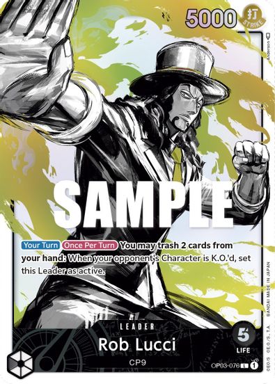 Rob Lucci (Alternate Art) OP03-076 - Leader-Kantocards