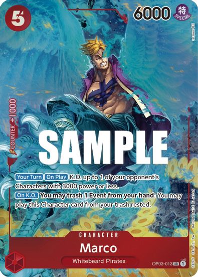 Marco (Alternate Art) OP03-013 - Super Rare-Kantocards