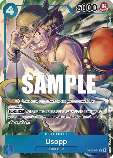 Usopp (Alternate Art) OP03-041 - Super Rare-Kantocards