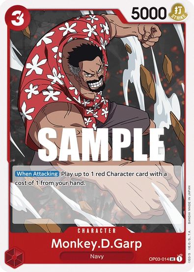 Monkey.D.Garp OP03-014 - Uncommon-Kantocards