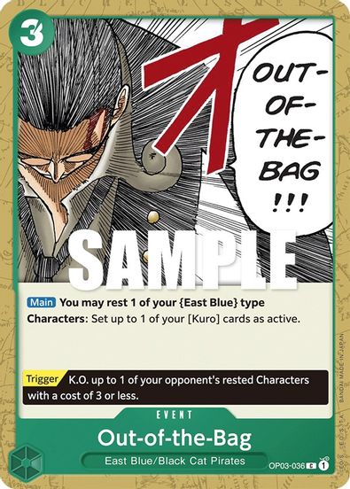 Out-of-the-Bag OP03-036 - Common-Kantocards