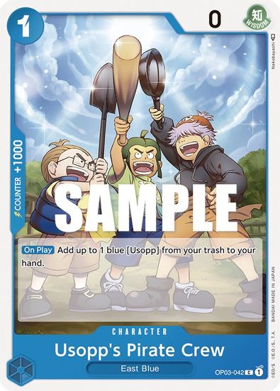 Usopp's Pirate Crew OP03-042 - Common-Kantocards