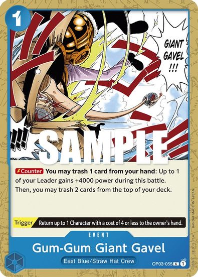 Gum-Gum Giant Gavel OP03-055 - Common-Kantocards