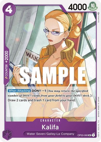 Kalifa OP03-060 - Uncommon-Kantocards