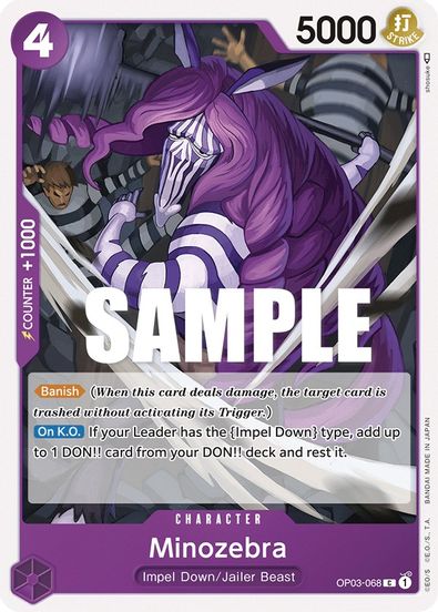 Minozebra OP03-068 - Common-Kantocards