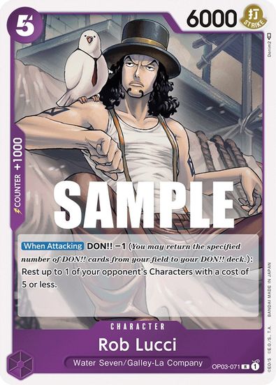 Rob Lucci OP03-071 - Rare-Kantocards