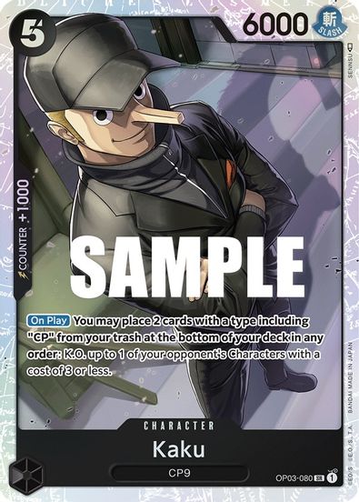 Kaku OP03-080 - Super Rare-Kantocards