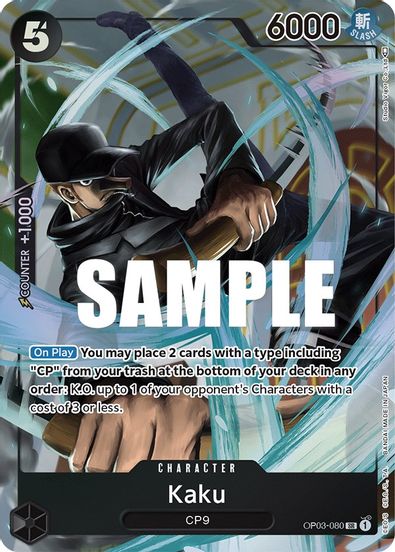 Kaku (Alternate Art) OP03-080 - Super Rare-Kantocards