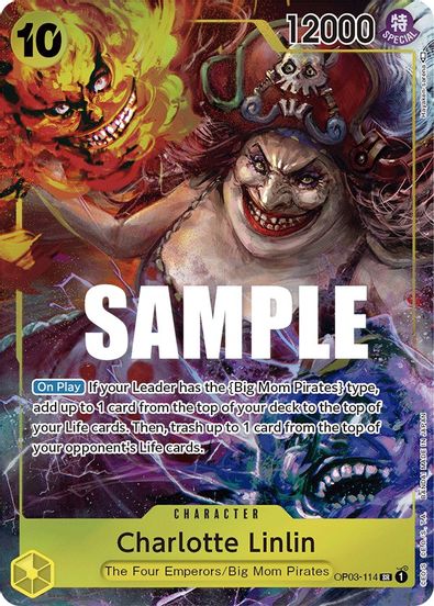 Charlotte Linlin (Alternate Art) OP03-114 - Super Rare-Kantocards