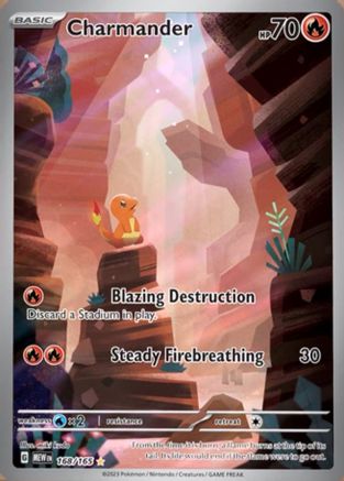 Charmander 168/165 - Illustration Rare-Kantocards