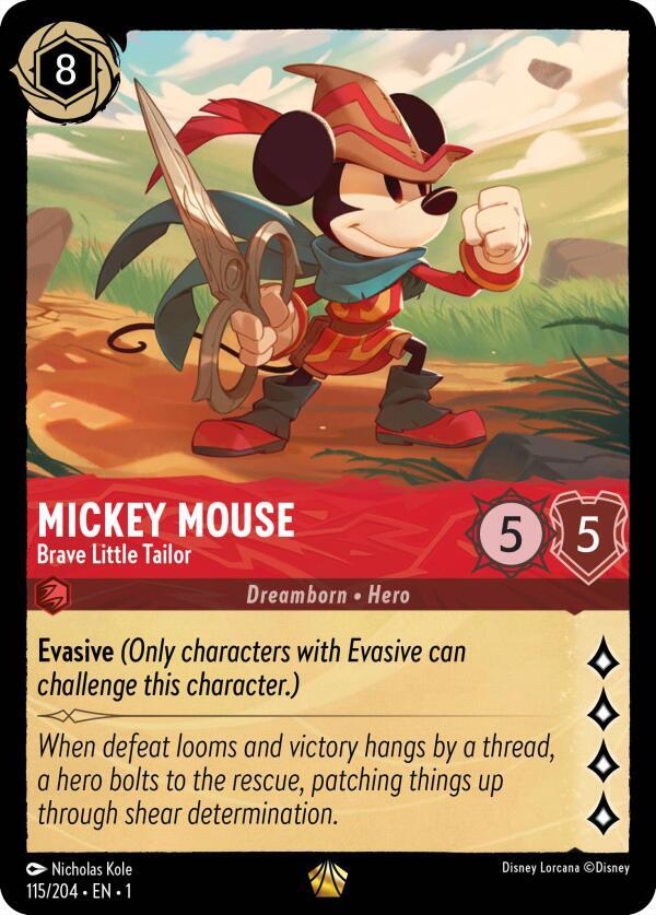 Mickey Mouse 115/204 (Subasta)