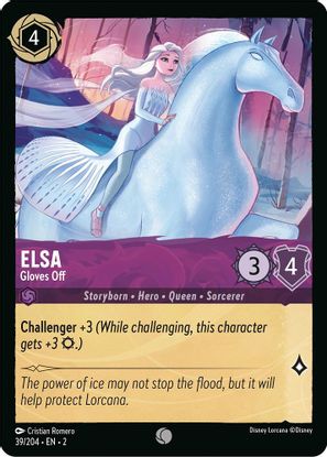 Elsa - Gloves Off 39/204 - Common - Cold Foil-Kantocards