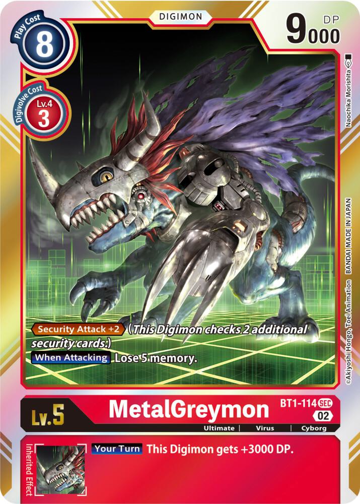 MetalGreymon BT1-114 (Subasta)
