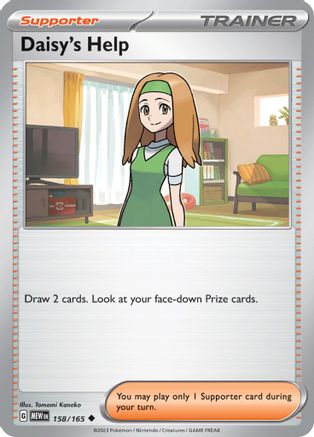 Daisy's Help 158/165 - Uncommon-Kantocards