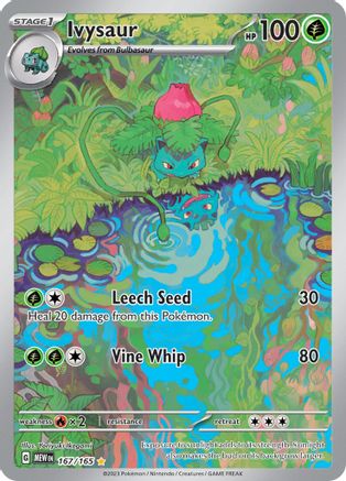 Ivysaur 167/165 - Illustration Rare-Kantocards