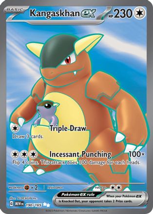 Kangaskhan ex - 190/165 - Ultra Rare-Kantocards