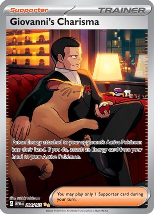 Giovanni's Charisma - 204/165 - Special Illustration Rare-Kantocards